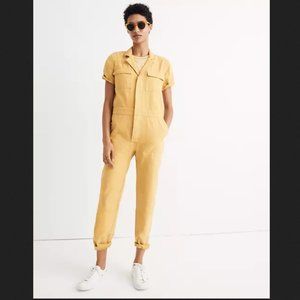 NWT Madewell Short-Sleeve Coverall Jumpsuit XL